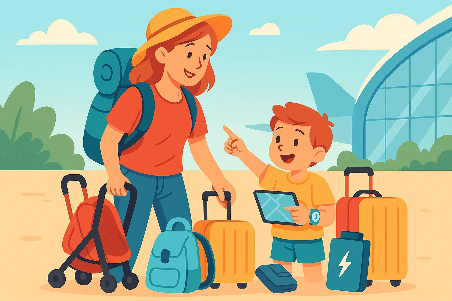 ✈️ 7 Acessórios Indispensáveis para Mães Solo em Viagem